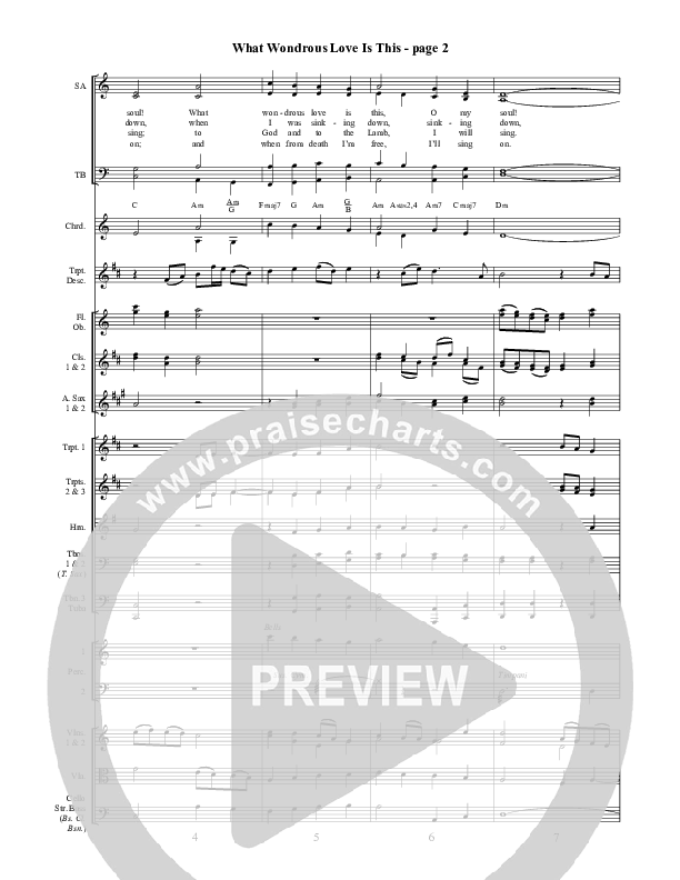 What Wondrous Love Is This Orchestration ()