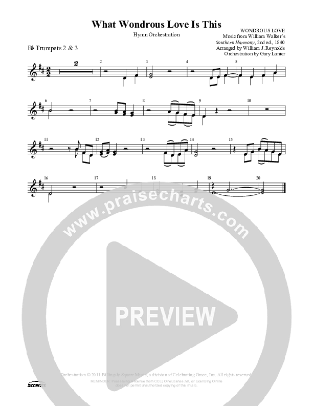 What Wondrous Love Is This Trumpet 2/3 ()