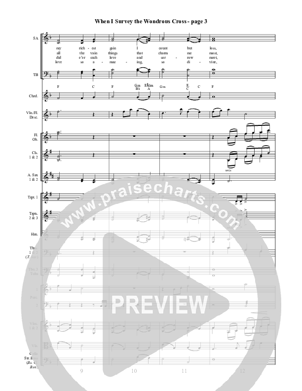 When I Survey The Wondrous Cross Conductor's Score ()