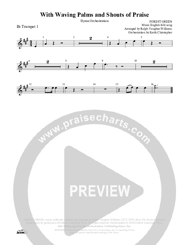 With Waving Palms And Shouts Of Praise Trumpet 1 ()