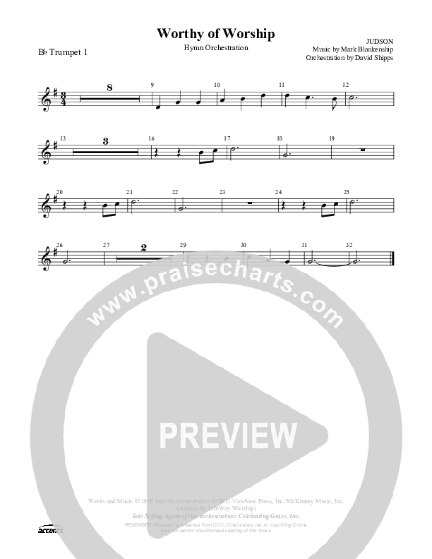 Worthy Of Worship Trumpet 1 ()