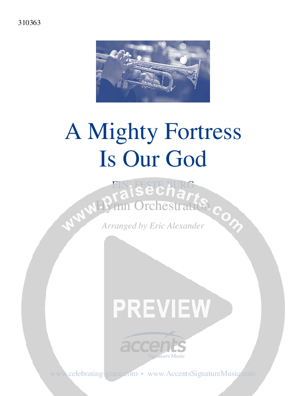 A Mighty Fortress Is Our God Cover Sheet ()
