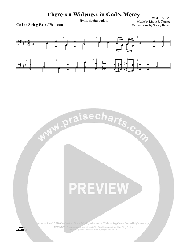 There's A Wilderness In God's Mercy Cello/Bass ()