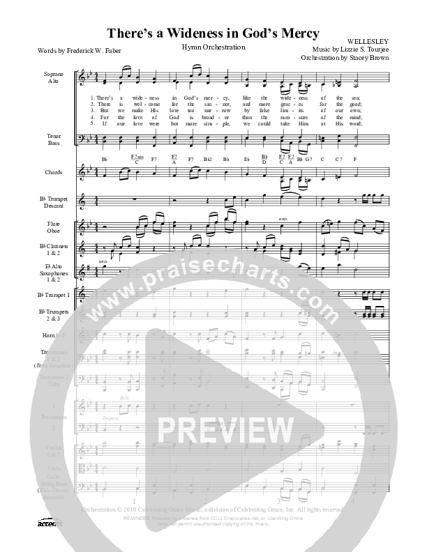 There's A Wilderness In God's Mercy Conductor's Score ()