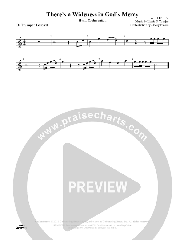 There's A Wilderness In God's Mercy Trumpet ()