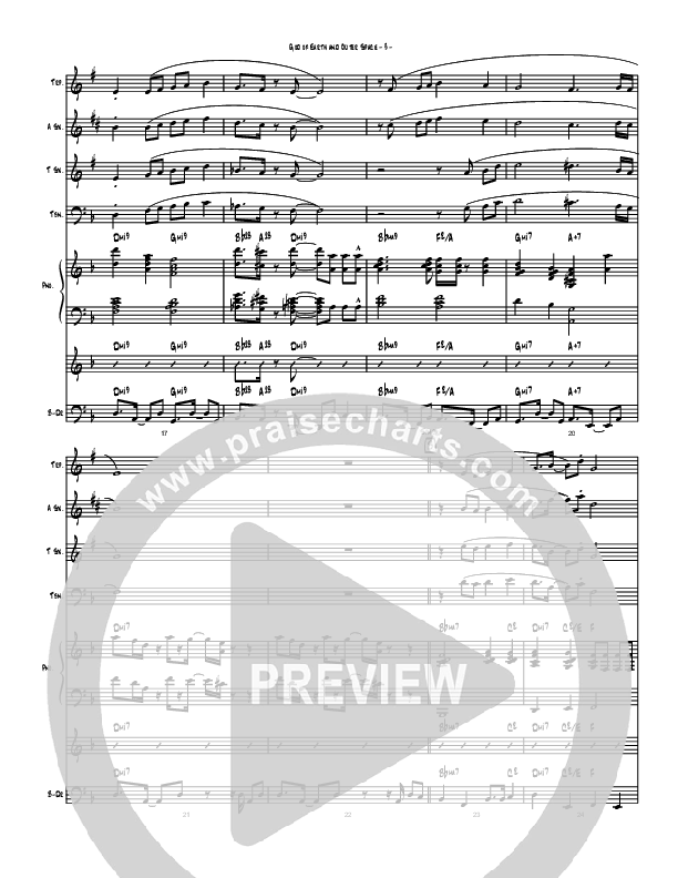 God Of Earth And Outer Space (Instrumental) Conductor's Score (Brad Henderson)