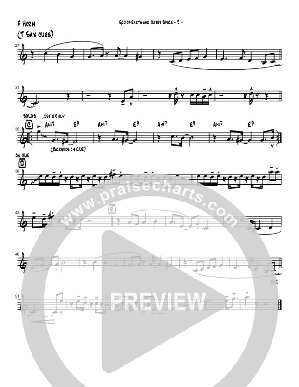 God Of Earth And Outer Space (Instrumental) French Horn (Brad Henderson)