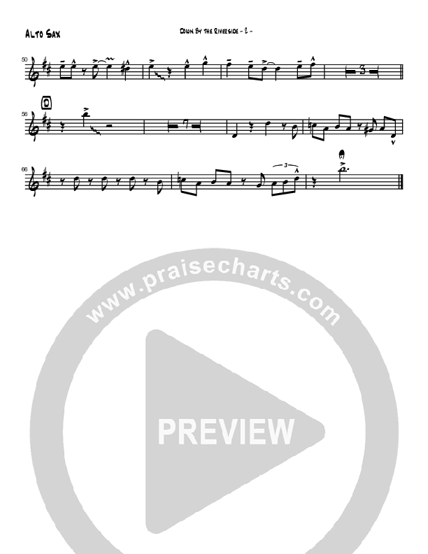Down By The Riverside (Instrumental) Alto Sax (Brad Henderson)