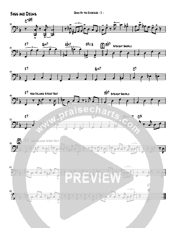 Down By The Riverside (Instrumental) Bass Guitar (Brad Henderson)