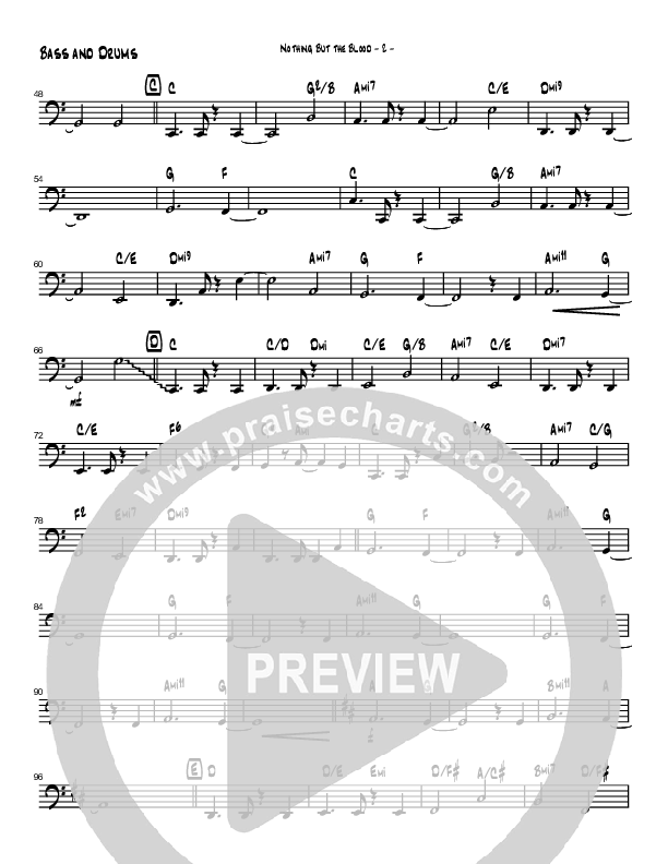 Nothing But The Blood (Instrumental) Drum Set (Brad Henderson)