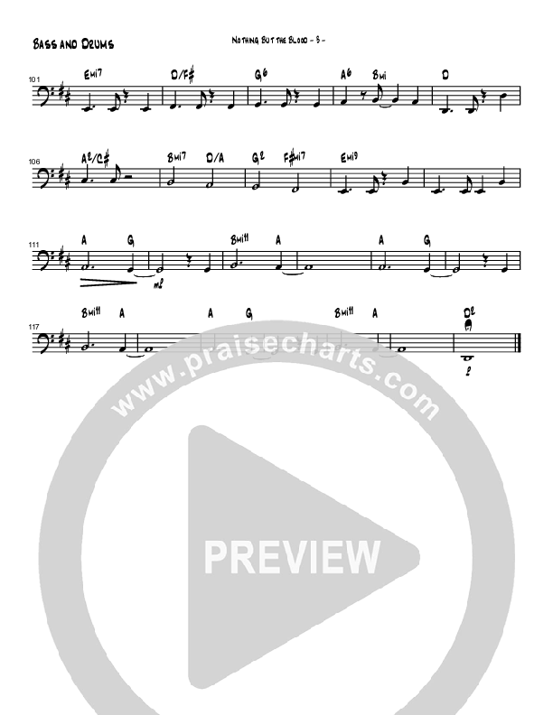 Nothing But The Blood (Instrumental) Drum Set (Brad Henderson)