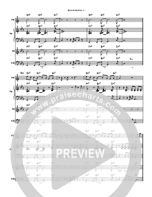 Rock Of My Salvation Conductor's Score (Brad Henderson)