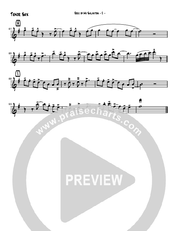 Rock Of My Salvation Tenor Sax 2 (Brad Henderson)