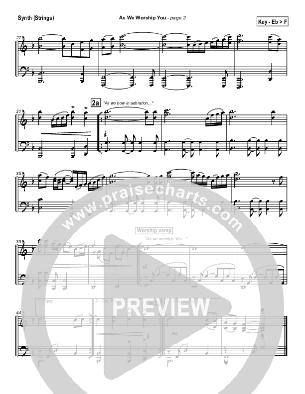 As We Worship You Synth Strings (Tommy Walker)