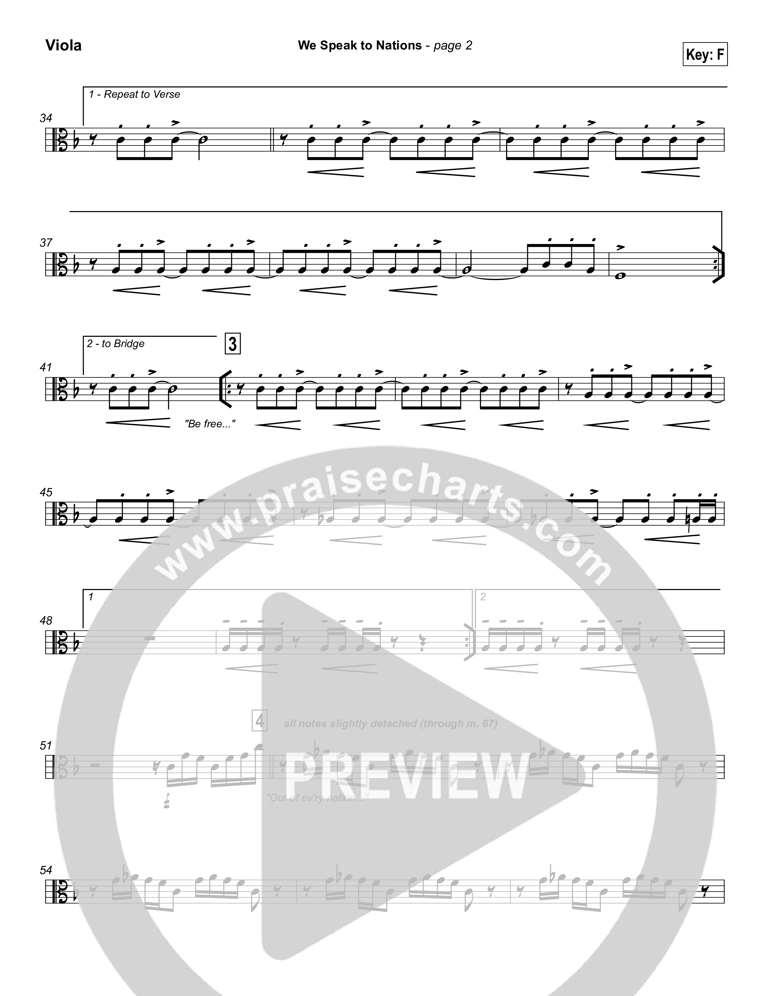 We Speak To Nations Viola (Lakewood Church)