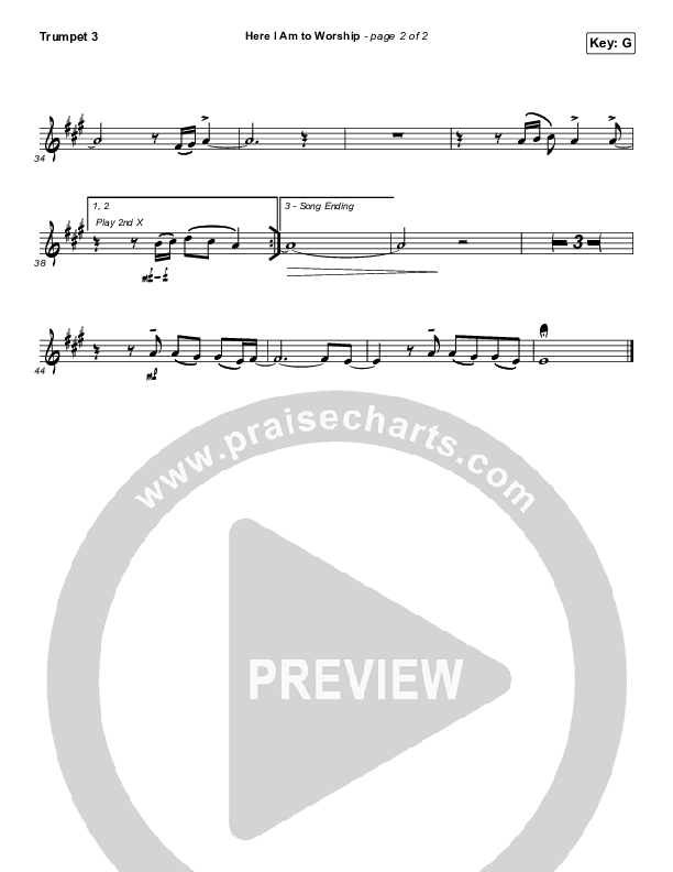 Here I Am To Worship Trumpet 3 (Jonathan Noel)