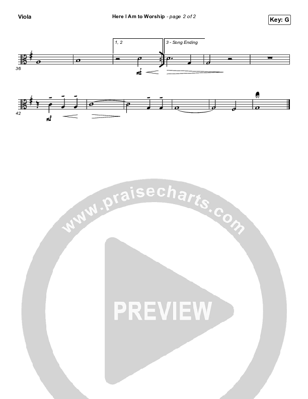 Here I Am To Worship Viola (Jonathan Noel)