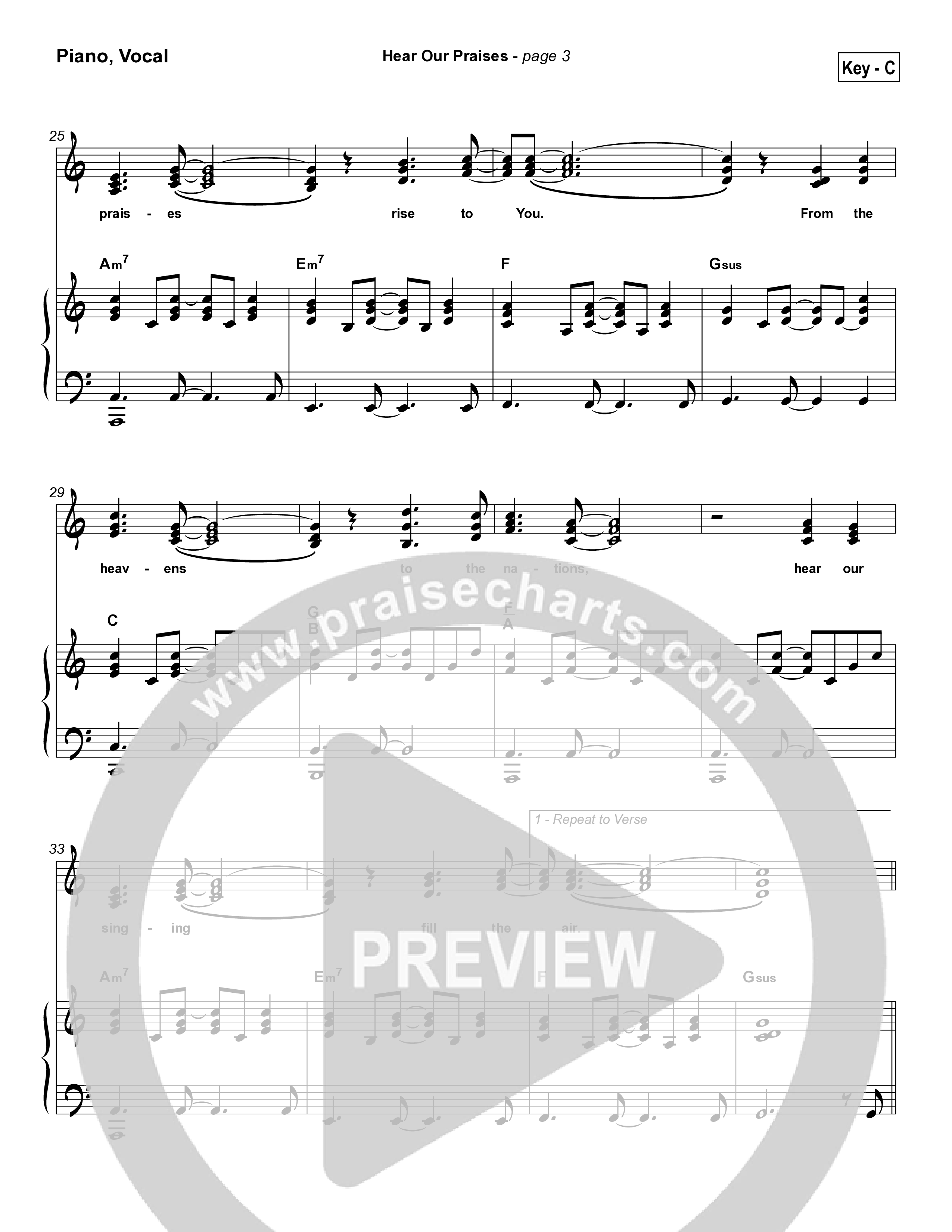 Hear Our Praises Piano/Vocal Pack (Hillsong Worship)