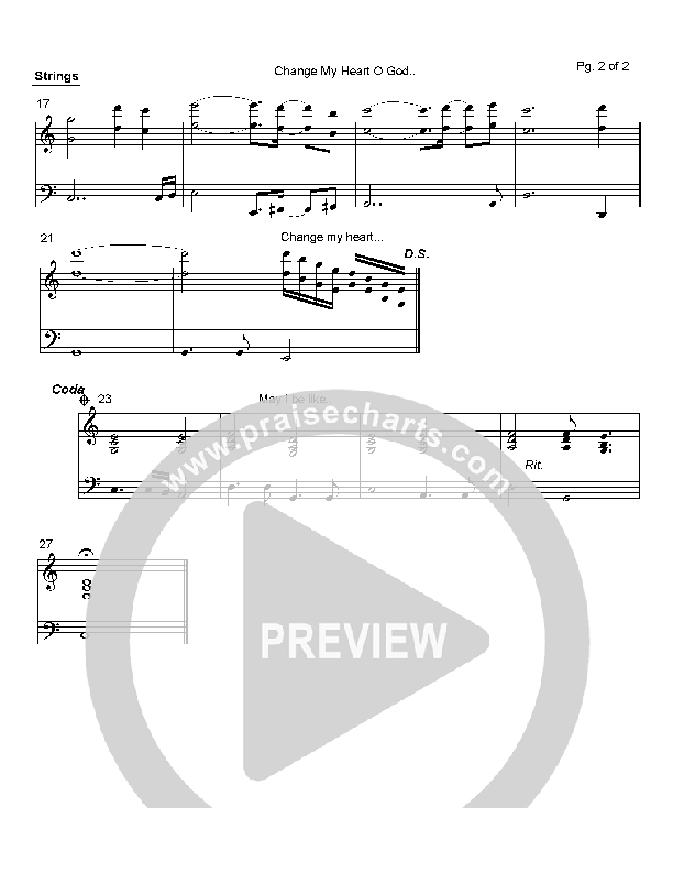 Change My Heart Oh God Synth Strings (Eddie Espinosa)