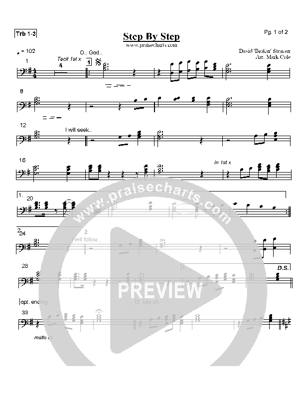 Step By Step Trombone 1/2/3 (Rich Mullins)