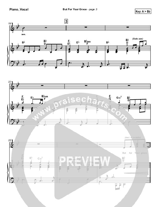 But For Your Grace Lead & Piano (Rita Baloche)