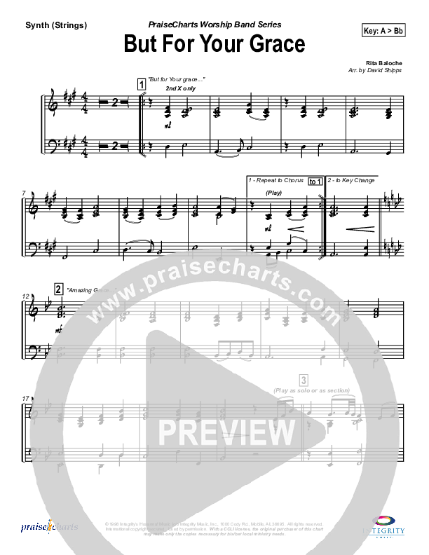 But For Your Grace Synth Strings (Rita Baloche)