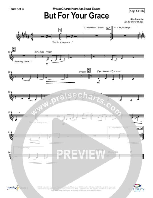 But For Your Grace Brass Pack (Rita Baloche)