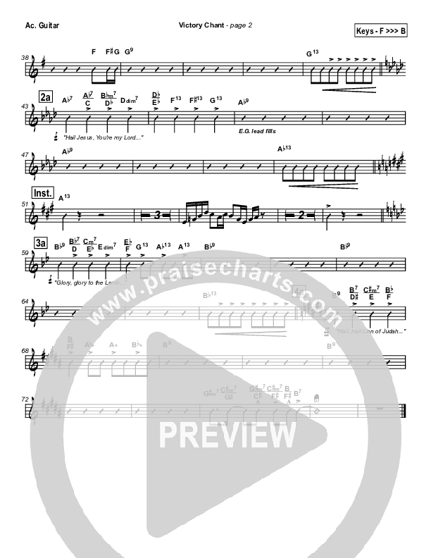 Victory Chant Acoustic Guitar (Joseph Vogels)