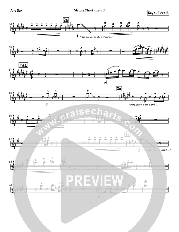 Victory Chant Alto Sax (Joseph Vogels)