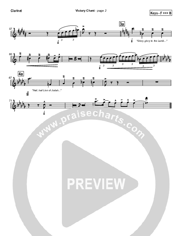 Victory Chant Clarinet (Joseph Vogels)