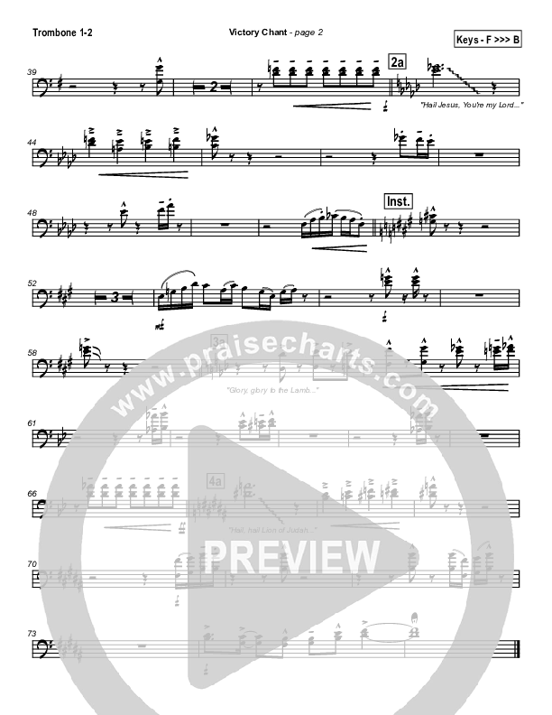 Victory Chant Trombone 1/2 (Joseph Vogels)