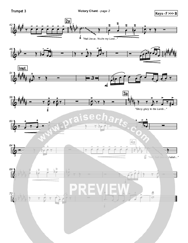 Victory Chant Trumpet 3 (Joseph Vogels)