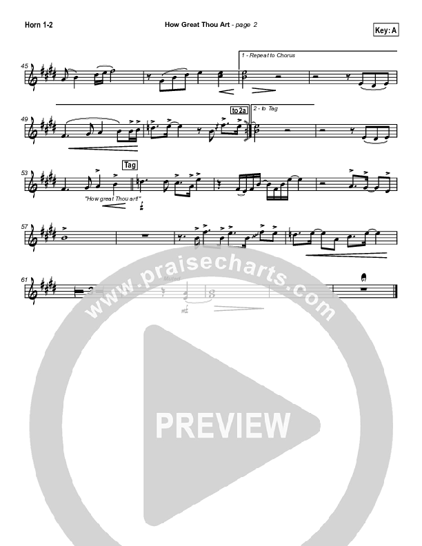 How Great Thou Art Brass Pack (Stuart Hine)