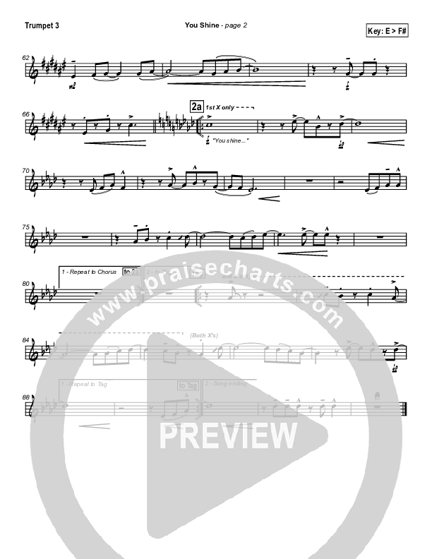 You Shine Trumpet 3 (Brian Doerksen)