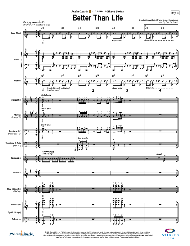 Better Than Life Conductor's Score (Travis Cottrell)