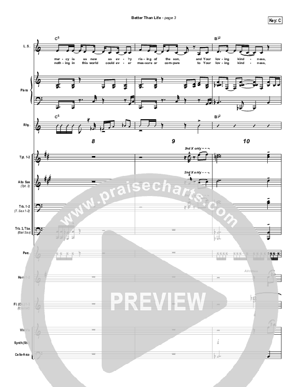 Better Than Life Conductor's Score (Travis Cottrell)