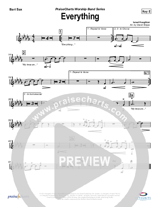 Everything Bari Sax (Lakewood Church)