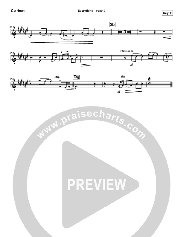 Everything Clarinet (Lakewood Church)