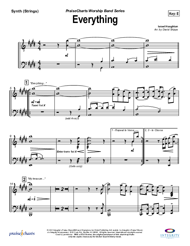 Everything Synth Strings (Lakewood Church)