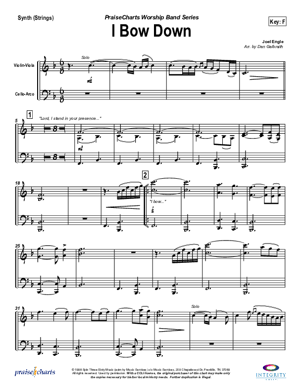 I Bow Down Synth Strings (Travis Cottrell)