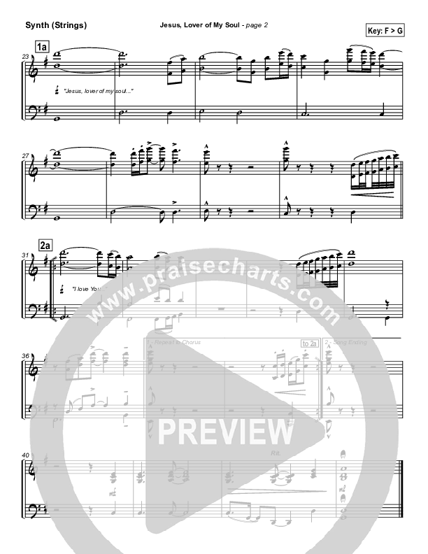 Jesus Lover Of My Soul Synth Strings (Hillsong Worship)