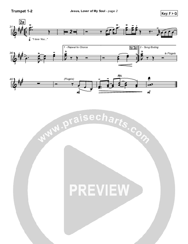 Jesus Lover Of My Soul Brass Pack (Hillsong Worship)