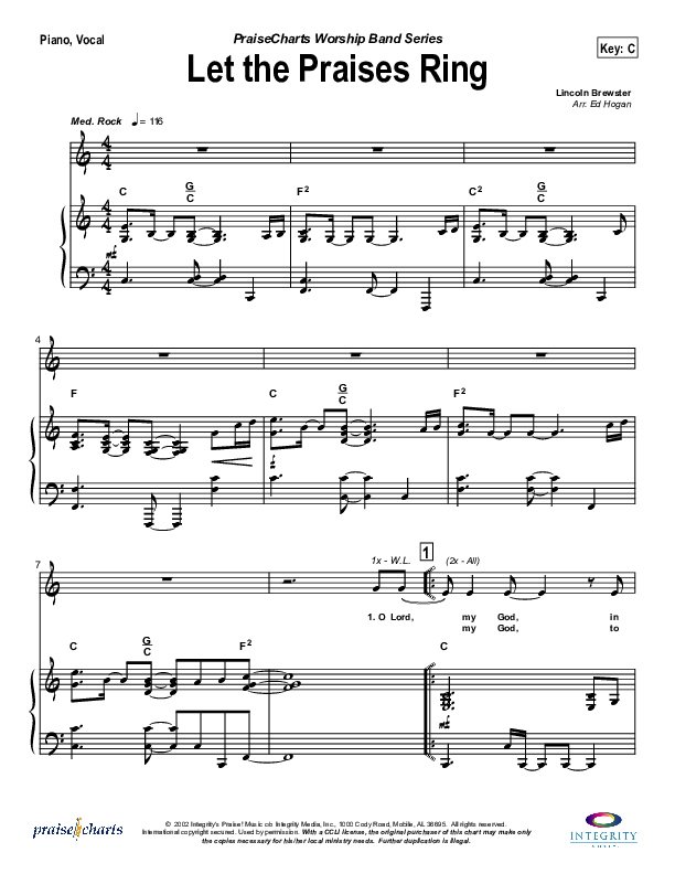 Let The Praises Ring Orchestration (Travis Cottrell)