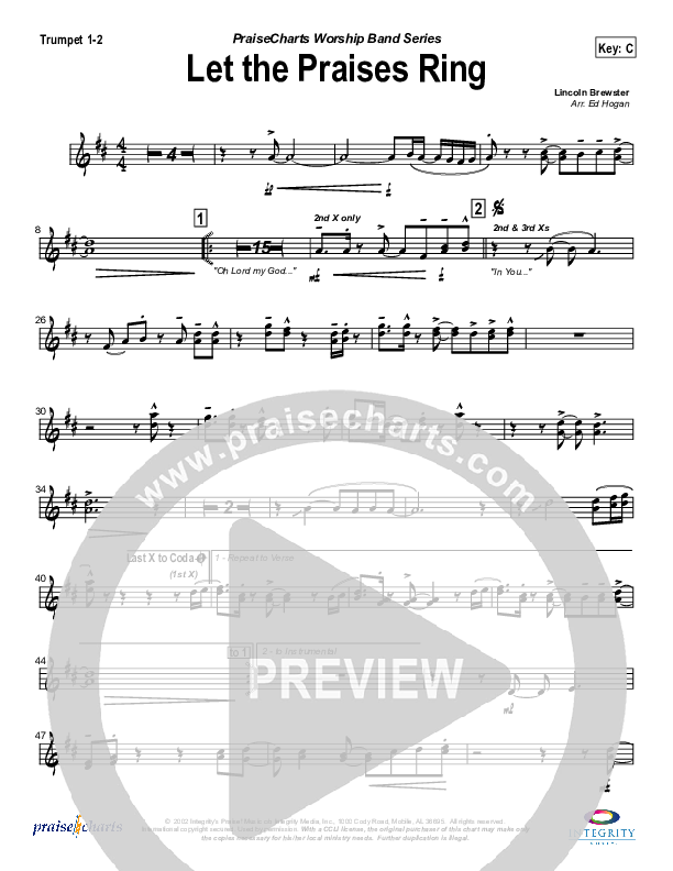 Let The Praises Ring Brass Pack (Travis Cottrell)