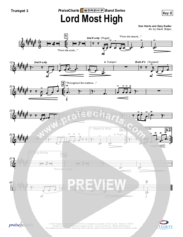 Lord Most High Trumpet 3 (Bob Fitts)