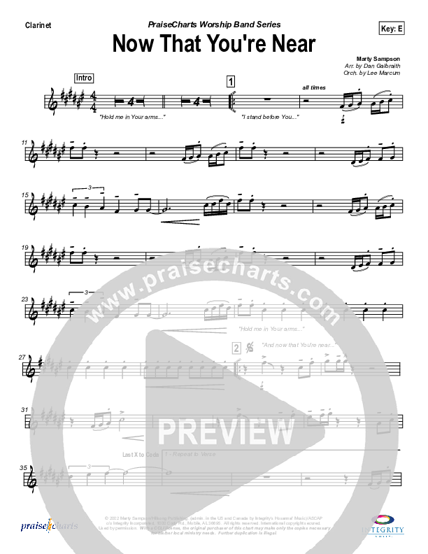 Now that You're Near Wind Pack (Hillsong Worship)