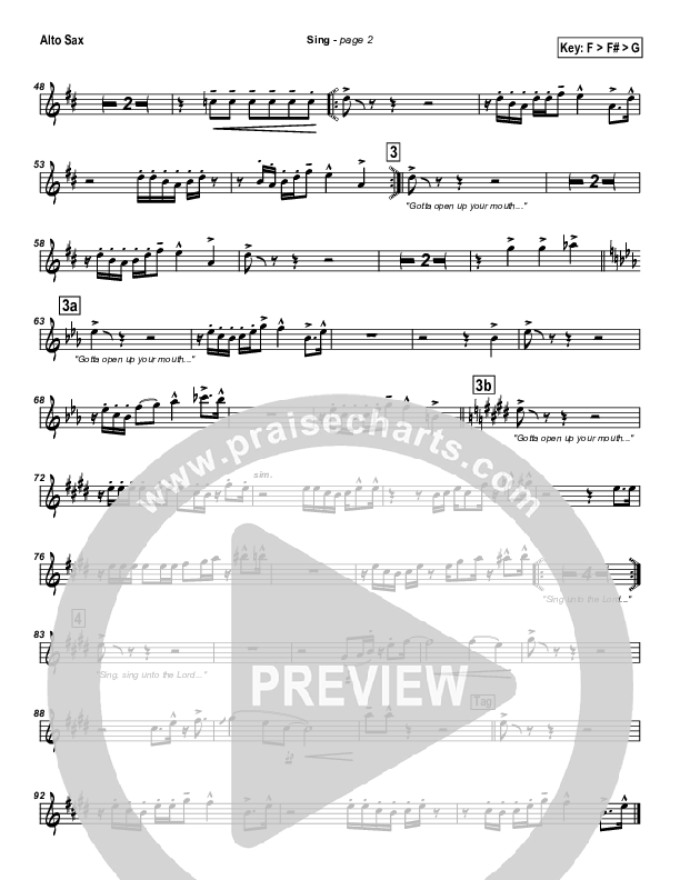 Sing Alto Sax (Travis Cottrell)