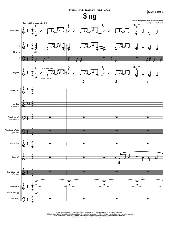 Sing Conductor's Score (Travis Cottrell)
