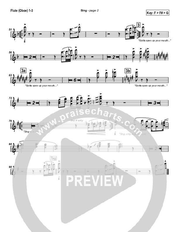 Sing Flute/Oboe 1/2/3 (Travis Cottrell)