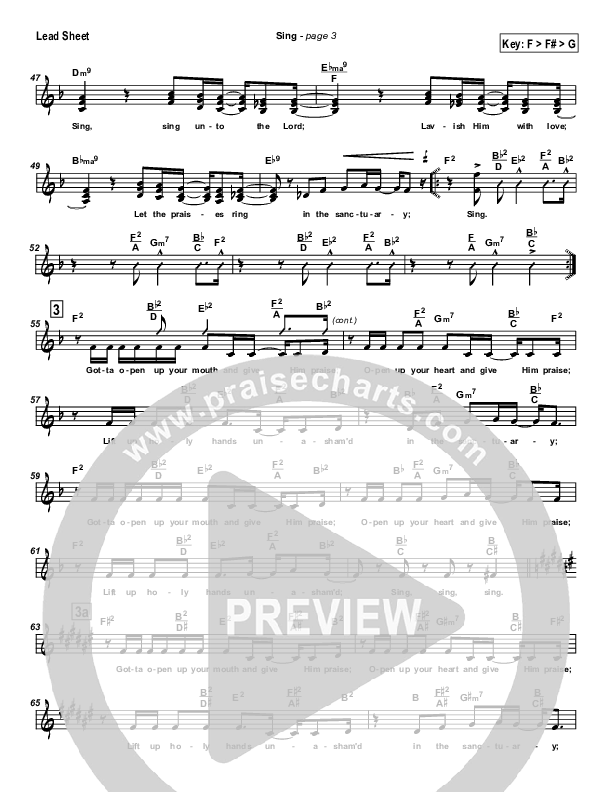 Sing Lead Sheet (Travis Cottrell)